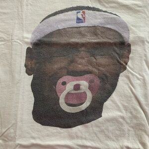 LeBron James Cry Baby Tee Shirt short sleeves